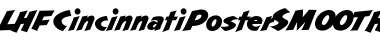 Download LHFCincinnatiPosterSMOOTH Font Download LHFCincinnatiPosterSMOOTH Font