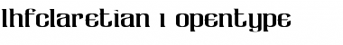 Download LHFClaretian Font Download LHFClaretian Font