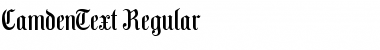 Download CamdenText Font Download CamdenText Font