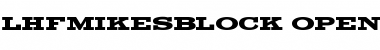 Download LHFMikesBlock Font Download LHFMikesBlock Font
