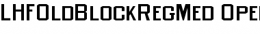Download LHFOldBlockRegMed Font Download LHFOldBlockRegMed Font