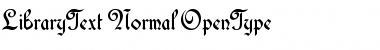 Download LibraryText Font Download LibraryText Font