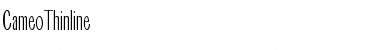 Download CameoThinline Font Download CameoThinline Font