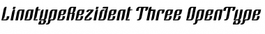 Download Linotype Rezident Three Font Download Linotype Rezident Three Font