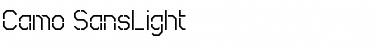 Download Camo SansLight Font Download Camo SansLight Font