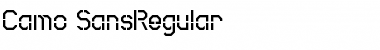 Download Camo SansRegular Font Download Camo SansRegular Font