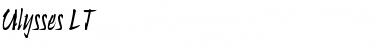 Download Ulysses LT Font Download Ulysses LT Font