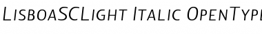 Download Lisboa SC Light Font Download Lisboa SC Light Font