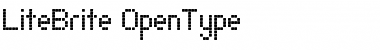 Download LiteBrite Font Download LiteBrite Font