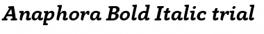 Download Anaphora Trial Font Download Anaphora Trial Font