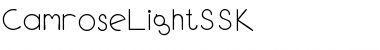 Download CamroseLightSSK Font Download CamroseLightSSK Font