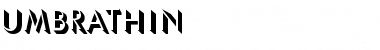 Download UmbraThin Font Download UmbraThin Font