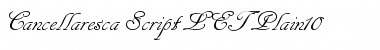Download Cancellaresca Script LET Font Download Cancellaresca Script LET Font