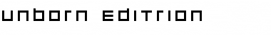 Download unborn editrion Font Download unborn editrion Font