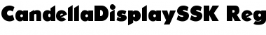 Download CandellaDisplaySSK Font Download CandellaDisplaySSK Font