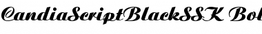 Download CandiaScriptBlackSSK Font Download CandiaScriptBlackSSK Font