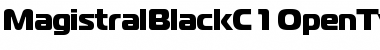 Download MagistralBlackC Font Download MagistralBlackC Font