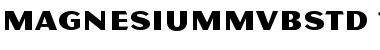 Download Magnesium MVB Std Font Download Magnesium MVB Std Font