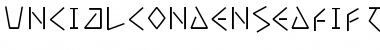 Download UncialCondensedFifty Font Download UncialCondensedFifty Font