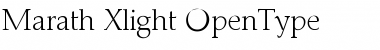 Download Marath-Xlight Font Download Marath-Xlight Font