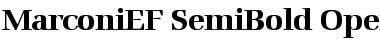 Download MarconiEF-SemiBold Font Download MarconiEF-SemiBold Font