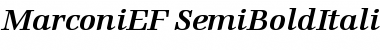 Download MarconiEF-SemiBoldItalic Font Download MarconiEF-SemiBoldItalic Font