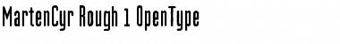 Download MartenCyr-Rough Font Download MartenCyr-Rough Font