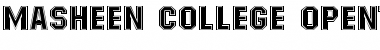 Download Masheen College Font Download Masheen College Font