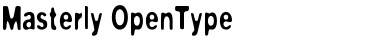 Download Masterly Font Download Masterly Font