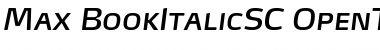 Download Max-BookItalicSC Font Download Max-BookItalicSC Font