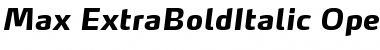 Download Max-ExtraBoldItalic Font Download Max-ExtraBoldItalic Font
