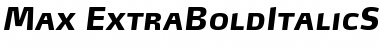 Download Max-ExtraBoldItalicSC Font Download Max-ExtraBoldItalicSC Font