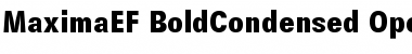 Download MaximaEF-BoldCondensed Font Download MaximaEF-BoldCondensed Font