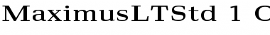 Download Maximus LT Std Font Download Maximus LT Std Font