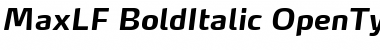 Download MaxLF-BoldItalic Font Download MaxLF-BoldItalic Font
