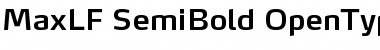 Download MaxLF-SemiBold Font Download MaxLF-SemiBold Font