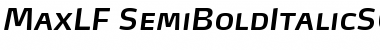 Download MaxLF-SemiBoldItalicSC Font Download MaxLF-SemiBoldItalicSC Font