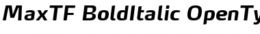 Download MaxTF-BoldItalic Font Download MaxTF-BoldItalic Font