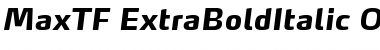 Download MaxTF-ExtraBoldItalic Font Download MaxTF-ExtraBoldItalic Font