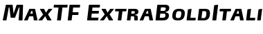 Download MaxTF-ExtraBoldItalicSC Font Download MaxTF-ExtraBoldItalicSC Font