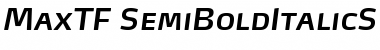 Download MaxTF-SemiBoldItalicSC Font Download MaxTF-SemiBoldItalicSC Font