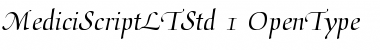 Download Medici Script LT Std Font Download Medici Script LT Std Font