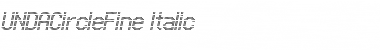 Download UNDACircleFine Font Download UNDACircleFine Font