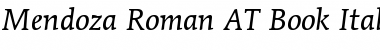Download Mendoza Roman AT Book Font Download Mendoza Roman AT Book Font