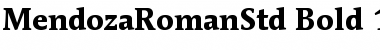 Download ITC Mendoza Roman Std Font Download ITC Mendoza Roman Std Font