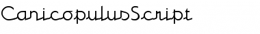 Download CanicopulusScript Font Download CanicopulusScript Font