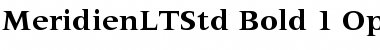 Download Meridien LT Std Font Download Meridien LT Std Font