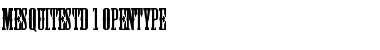 Download Mesquite Std Font Download Mesquite Std Font
