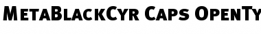 Download MetaBlackCyr-Caps Font Download MetaBlackCyr-Caps Font