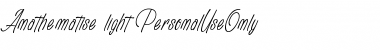 Download Anathematise light_PersonalUseOnly Font Download Anathematise light_PersonalUseOnly Font